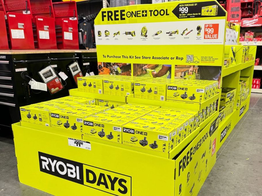 RYOBI Tool Sets from $39.88 Shipped on HomeDepot.com (Reg. $113)