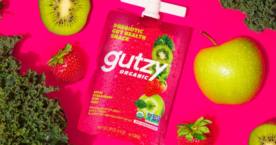 FREE Gutzy Organic Fruit & Veggie Pouches 4-Pack After Walmart Cash