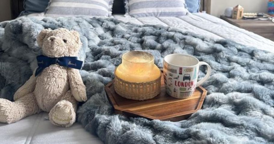 Extra 40% Off Anthropologie Sale – Team Fave Super-Soft Blanket Just $65.97 Shipped