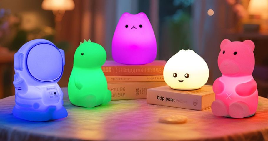 Kids Rechargeable Night Lights from $8.49 on Amazon (Reg. $17) | Soft & Safe!