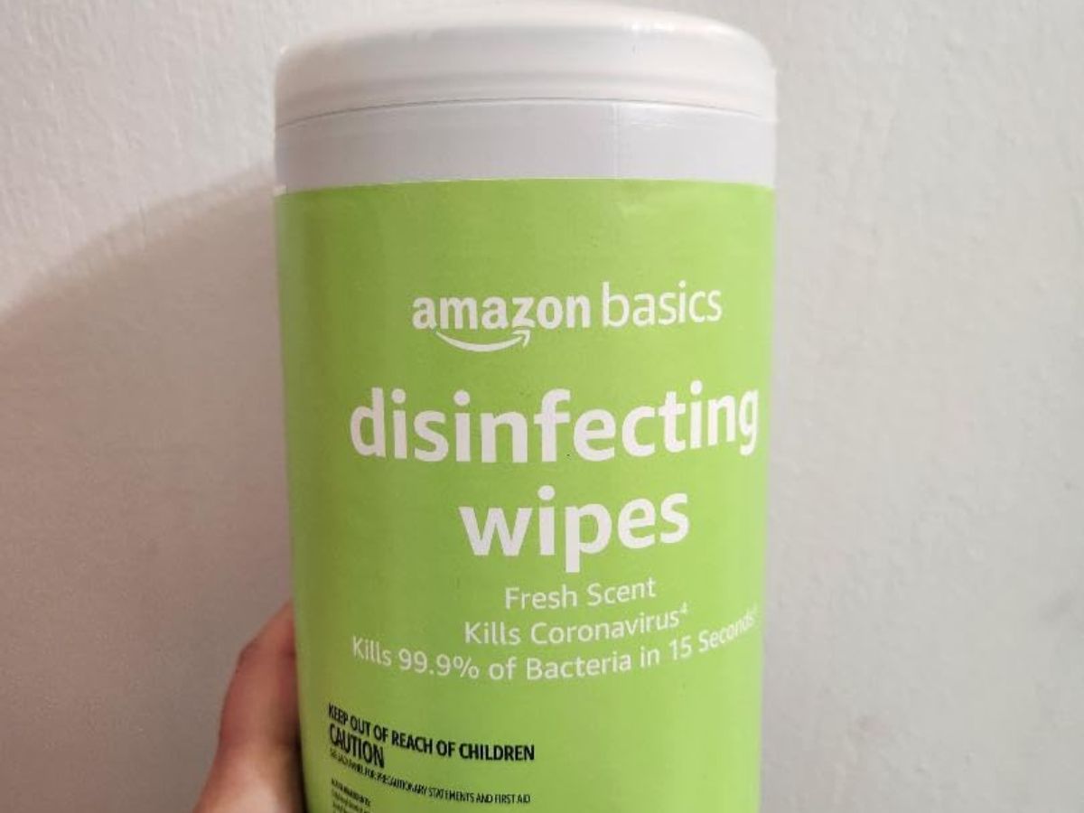 Amazon Basics Disinfecting Wipes 4-Pack Just $10.89 Shipped