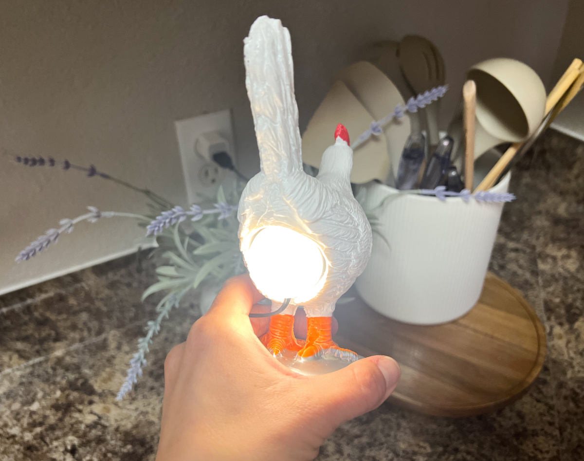 50% Off Chicken Laying An Egg Lamp on Amazon – ONLY $14.99 (Unique Gift Idea!)