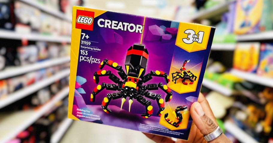 *HOT* Up to 50% Off LEGO Sets on Amazon | 3-in-1 Spider Set Just $6!