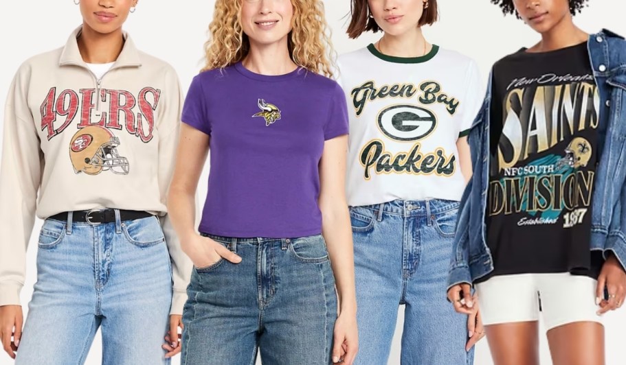 BOGO Free Old Navy NFL Tees, Hoodies, Joggers & More