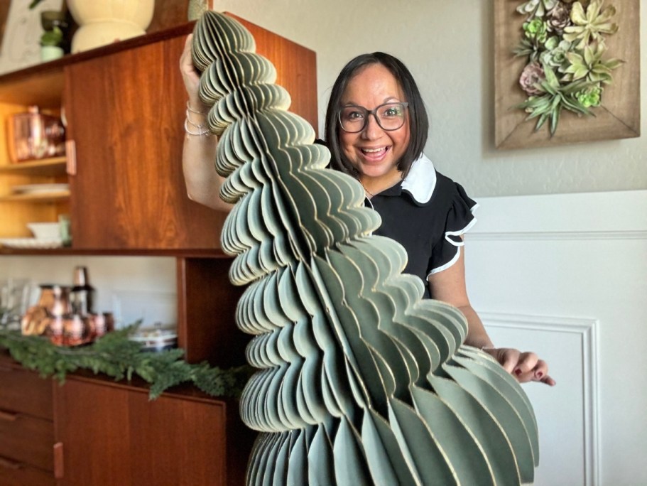 Viral Honeycomb Paper Christmas Trees Now Available on Walmart.com (Will Sell Out!)