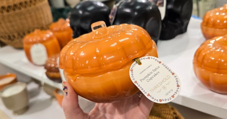 Team-Fave Target Pumpkin Jar Candles Just $2.50 (Regularly $5)