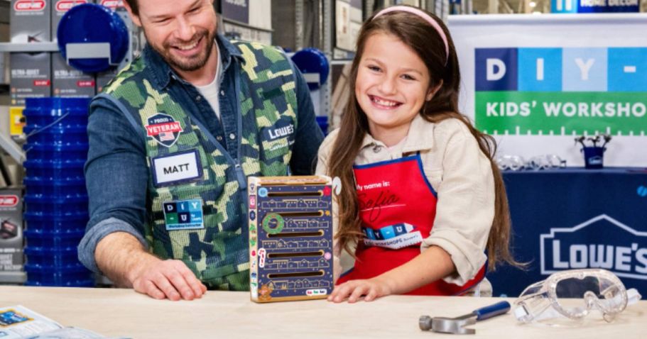 FREE Lowe’s Kids Workshop – Sign Up For Upcoming Events Now!