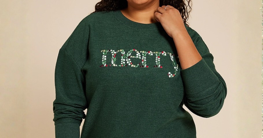 50% Off maurices Women’s Holiday Sweatshirts – Today Only!